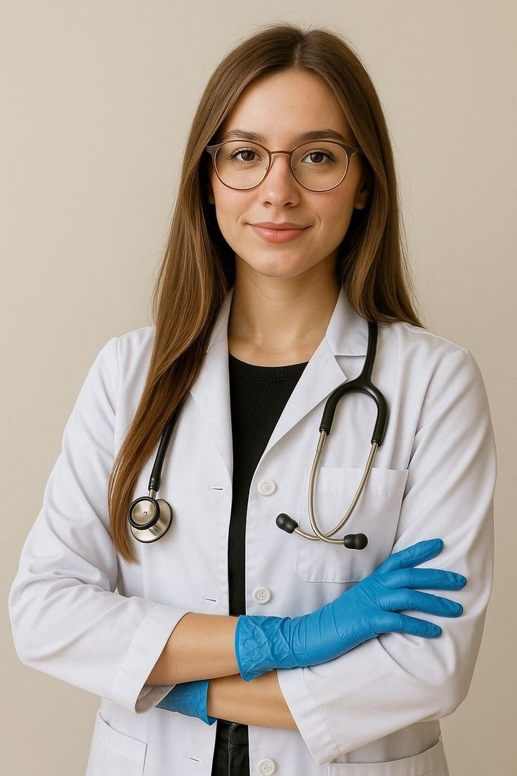 GLP-1 treatment in Ireland, explained Clinician in a white coat with a stethoscope, representing a weight management consultation in Ireland
